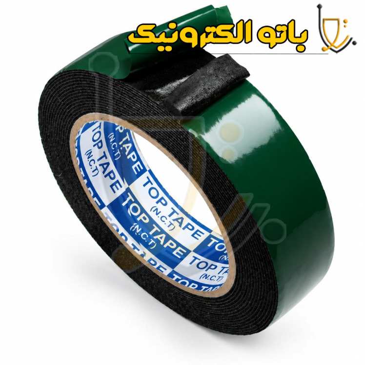 چسب دوطرفه فوم‌دار ۳ سانت – پرچسبنده، انعطاف‌پذیر و مناسب نصب دقیق | باتوالکترونیک