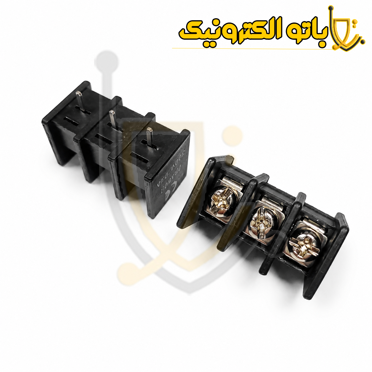 خرید ترمینال پیچی 3 پین گام 9.5 میلیمتر مشکی | ترمینال قدرت ۳ کانال