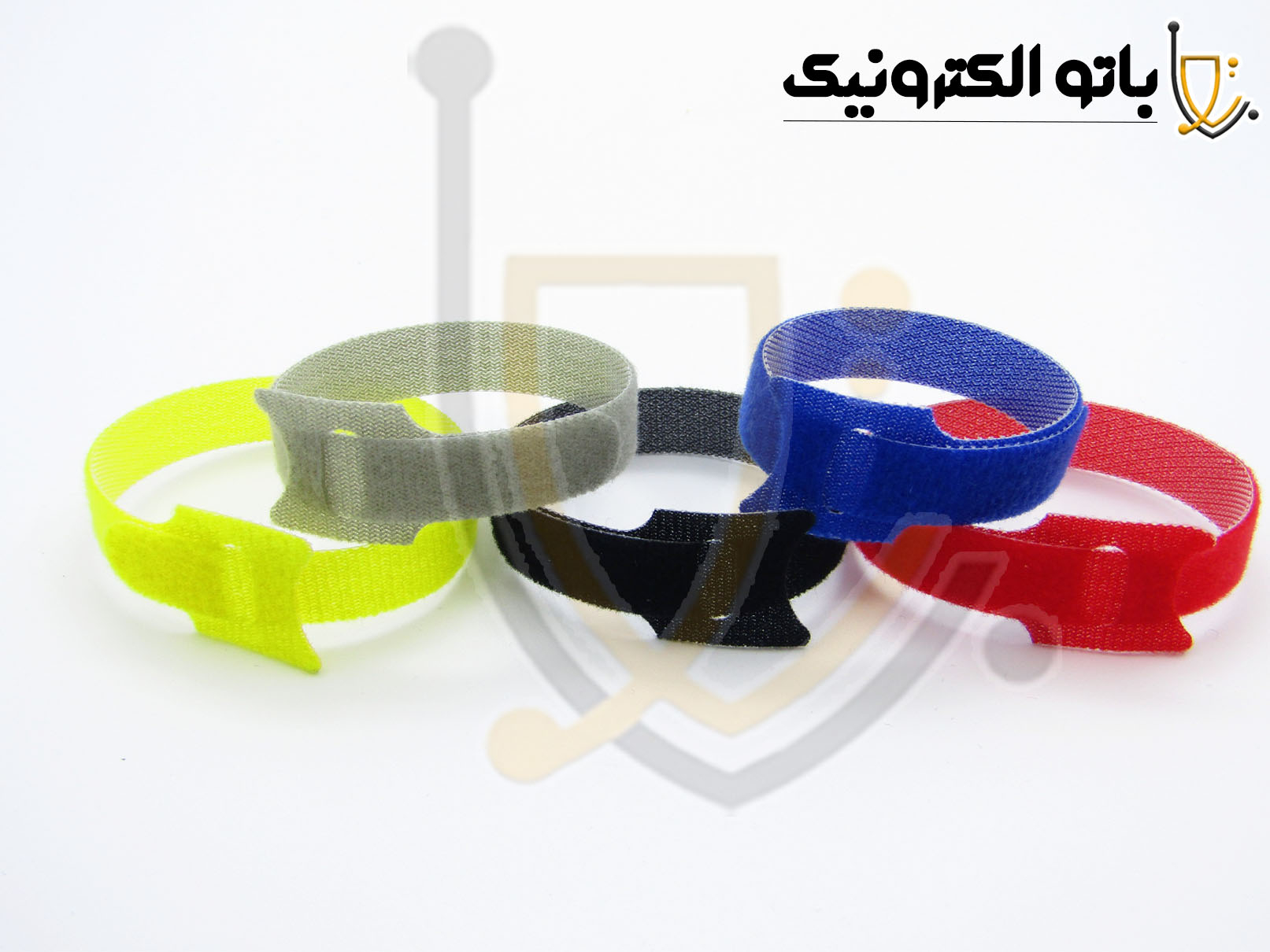  خرید بست ولکرو ۲۰ سانتی‌متری کابل | بست پارچه‌ای چندبارمصرف در باتو الکترونیک 