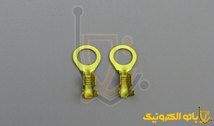 سرسیم برنجی گرد ۶ مهره خور | اتصال استاندارد و مقاوم کابل | باتوالکترونیک