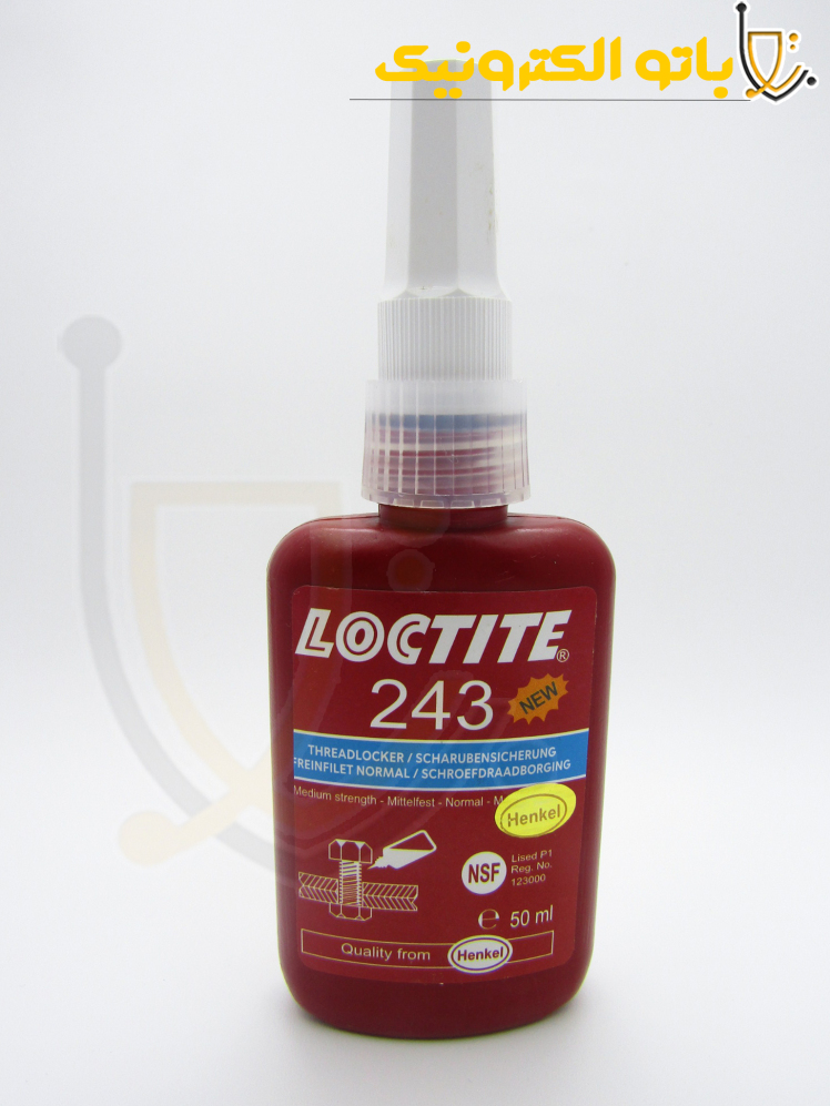 چسب لاکتای مدل 243 – مقاوم در برابر لرزش و نشتی | باتو الکترونیک