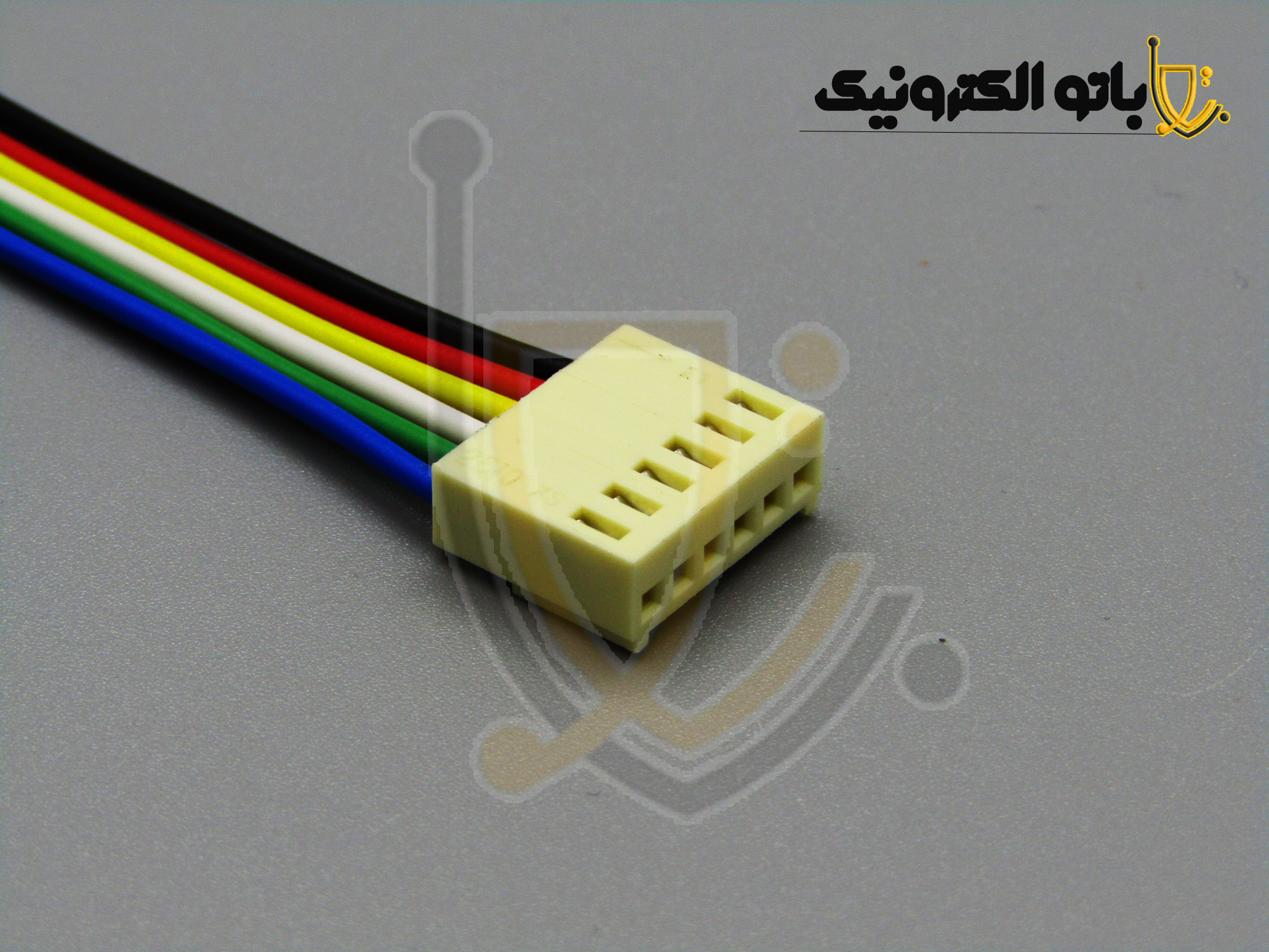  کانکتور مخابراتی 6 پین سیم‌دار مدل 2510 (گام 2.54mm) | باتو الکترونیک 