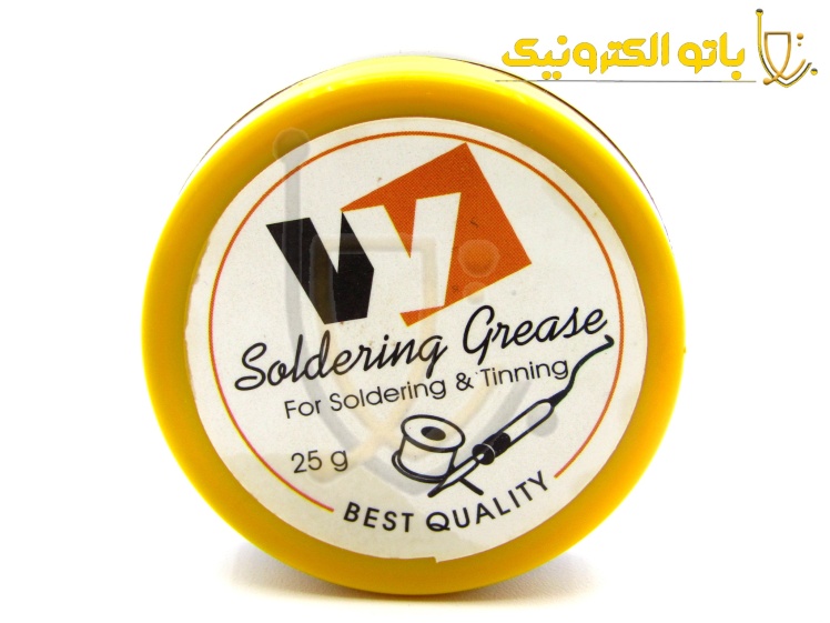 خرید روغن لحیم ۲۵ گرمی VY | روغن لحیم کوچک و اقتصادی برای تعمیرات الکترونیک