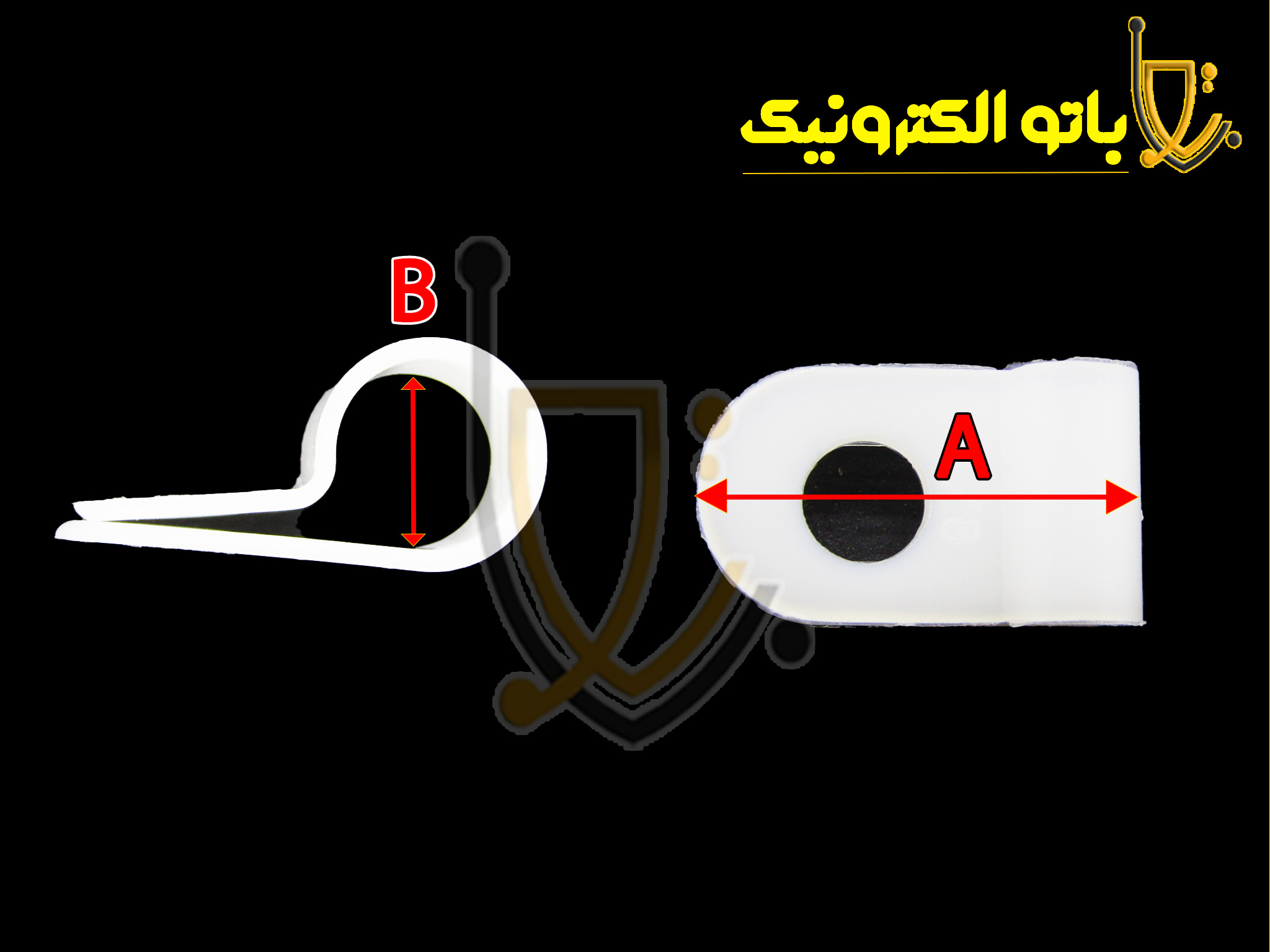 بست کابل cc برای منظم کردن کابل