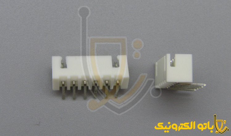 کانکتور XH نری رایت ۶ پین مخصوص دزدگیر | زاویه‌دار و دقیق برای اتصال روی برد - باتوالکترونیک