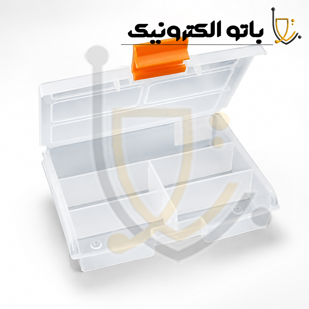  خرید جعبه ارگانایزر مهر ORG-1 | نظم‌دهنده ابزار با درپوش شفاف 