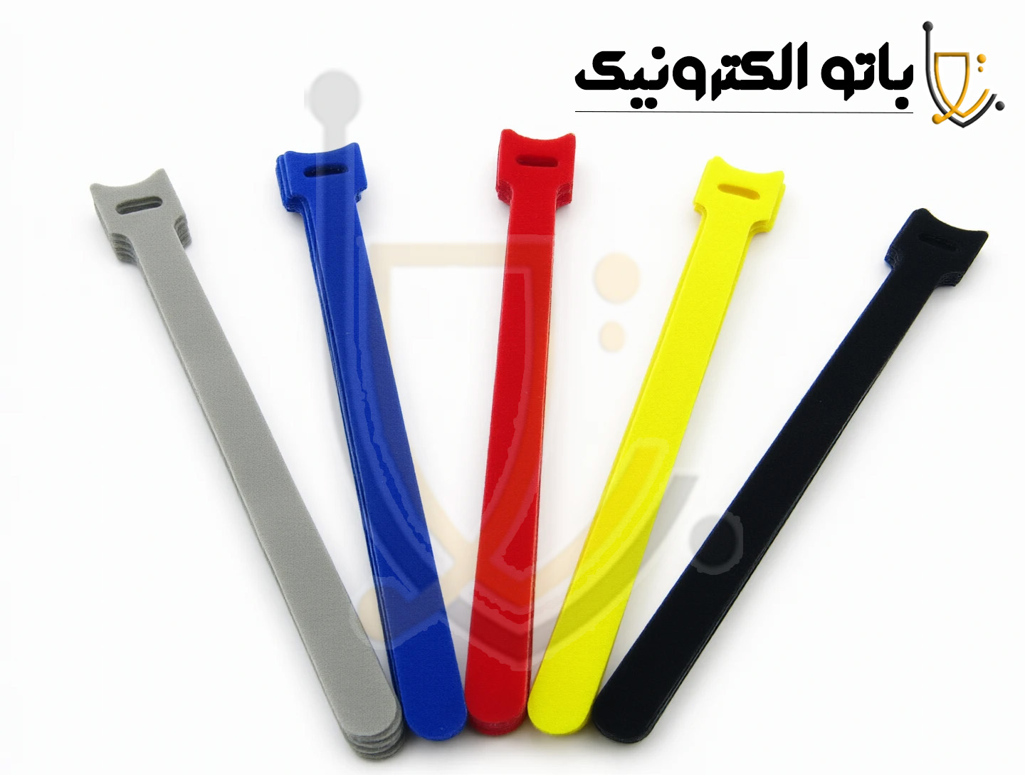  خرید بست ولکرو ۲۰ سانتی‌متری کابل | بست پارچه‌ای چندبارمصرف در باتو الکترونیک 