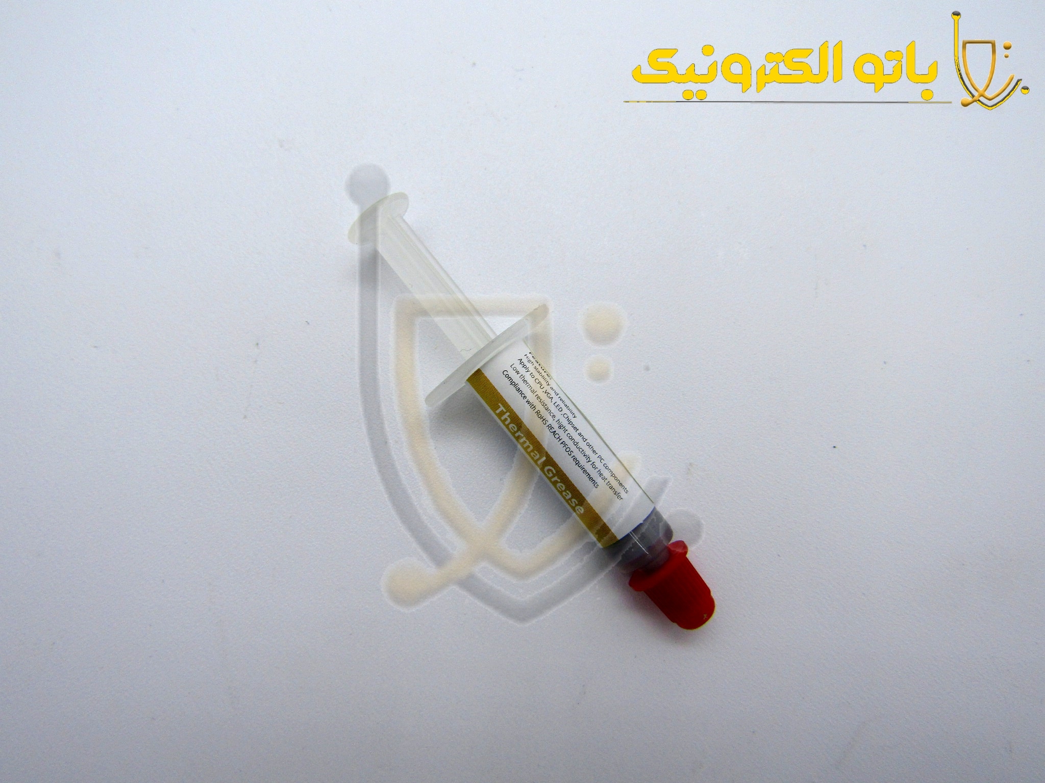  خمیر سیلیکون حرارتی سرنگی – خمیر انتقال حرارت CPU و قطعات الکترونیکی | باتو الکترونیک 