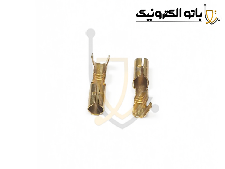 خرید سرسیم مادگی استوانه‌ای برنجی | فیش مادگی لوله‌ای اتصال سیم